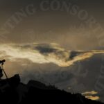 Glassing for Sheep while Hunting in Asia during Asian hunts for argali hunting in Mongolia with Hunting Consortium