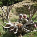 Photo of our client with his Red Stag Hunting New Zealand Trophy Red Stag.